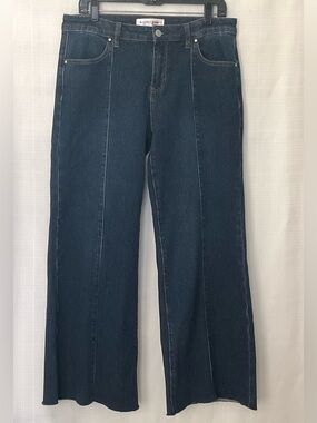 Freckled Poppy x Risen Dark Wash ribbed jeans